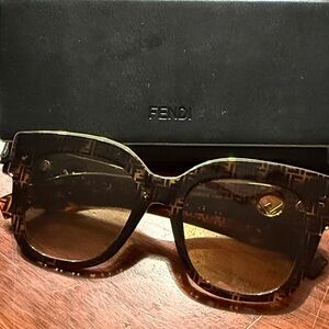 Fendi Tortoise Shell Sunglasses Authentic